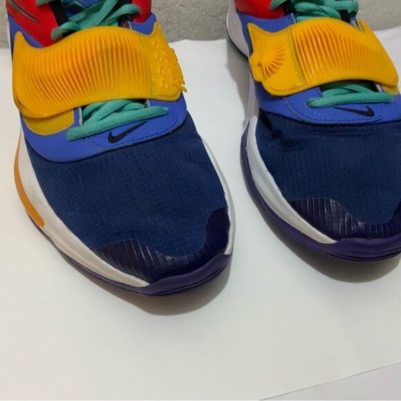 Nike Men's Zoom Freak 3 Basketball Shoes Bright Crimson Navy Giannis Sizes - Picture 7 of 11